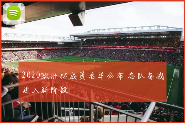 2020欧洲杯成员名单公布 各队备战进入新阶段
